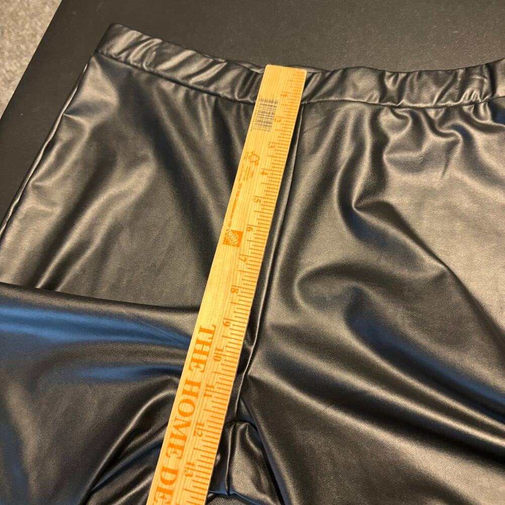 NWT Eloquii Faux Leather Legging Pants Women Plus Size 16 Black - Picture 4 of 7